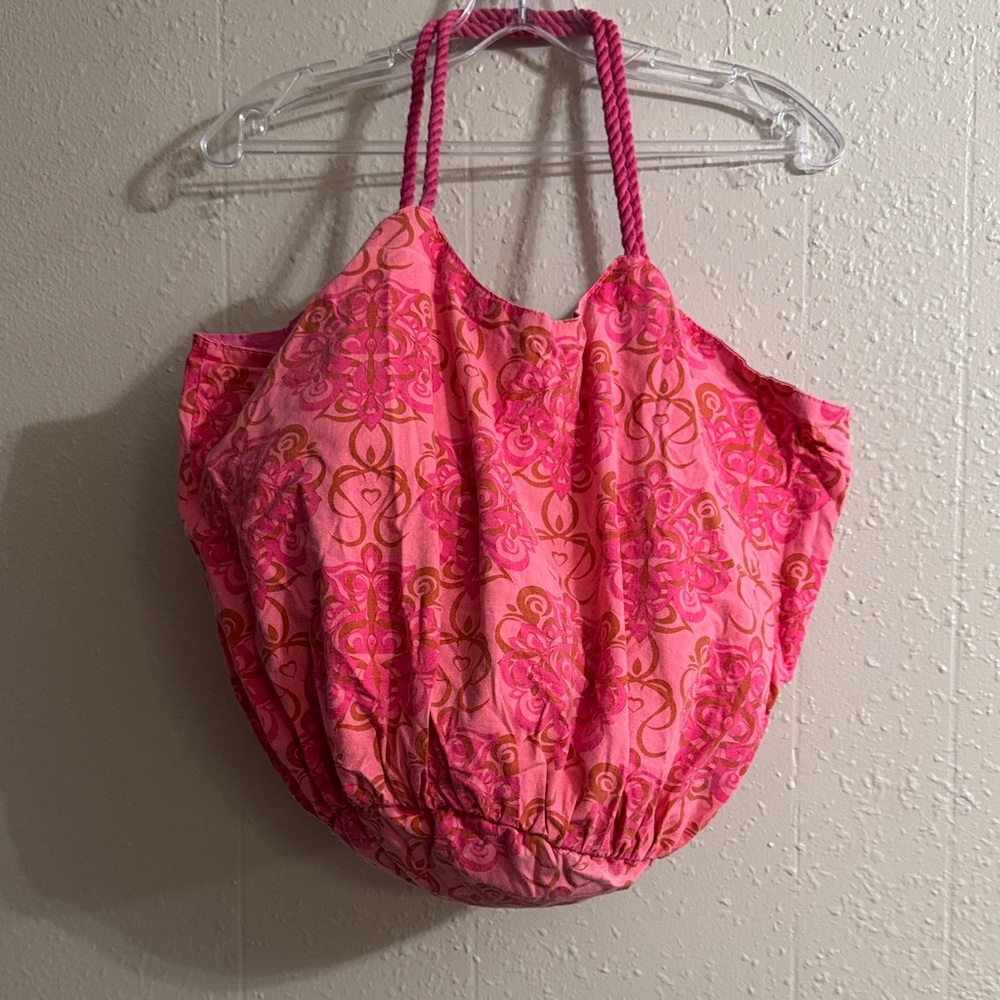 Pink Patterned Women's Bag